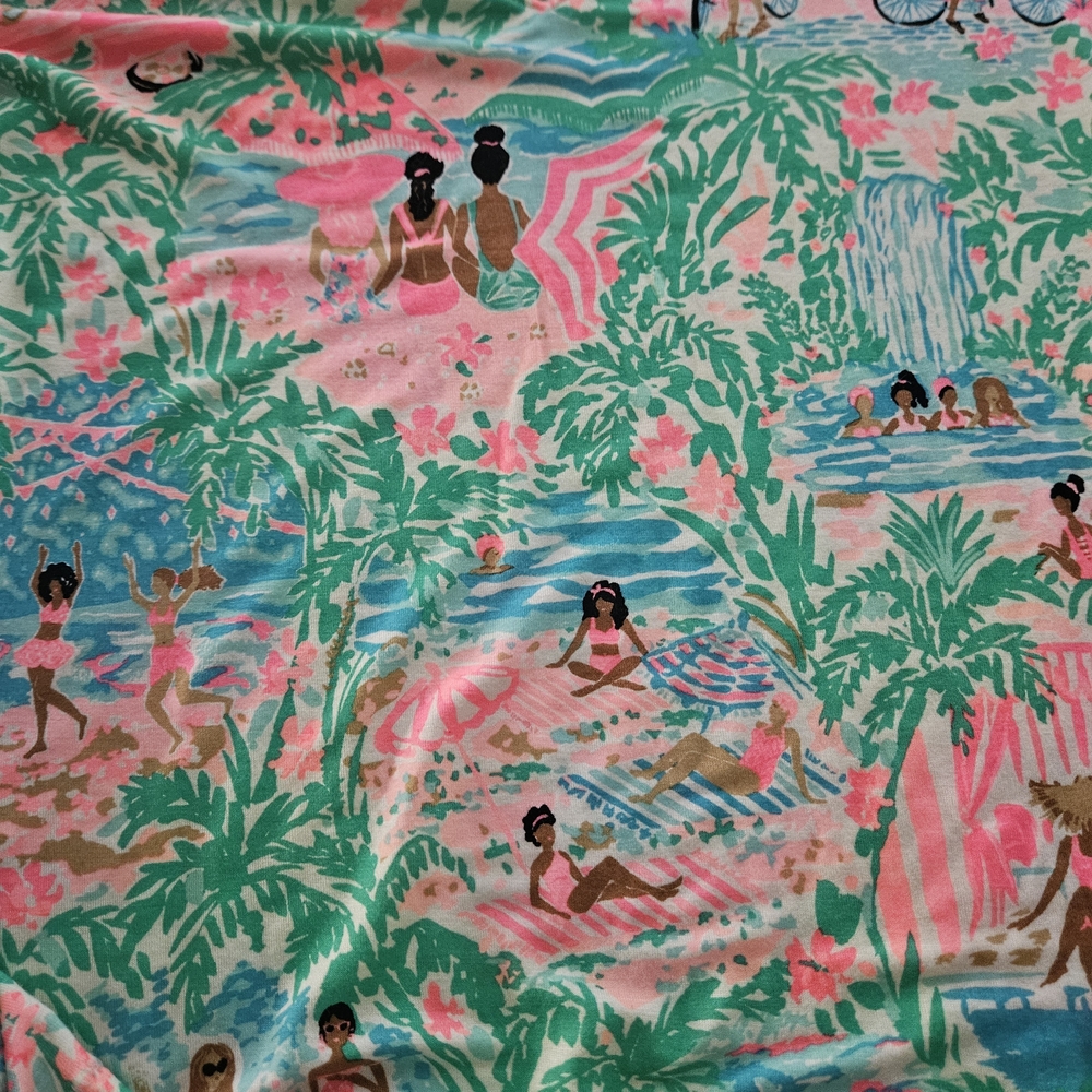 Lilly Pulitzer Tropical Print Pajama Top - Picture 6 of 8